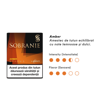 Pachet Sobranie Amber Sticks