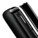 Prim-plan capac frontal Ploom AURA Jet Black, detașat de dispozitiv.
