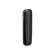 Vedere laterală capac frontal texturat Ploom AURA Jet Black.