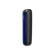 Vedere laterală capac frontal texturat Ploom AURA în culoarea Navy Blue.