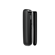 Vedere laterală capac frontal Ploom AURA Jet Black, separat de dispozitiv.