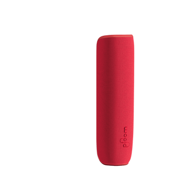 Carcasă din material textil Lava Red pentru Ploom AURA, Vedere dreapta.
