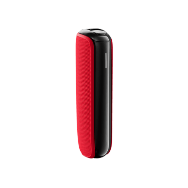 Carcasă din material textil Lava Red pentru Ploom AURA pe dispozitiv