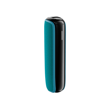Carcasă din material textil Ocean Blue pentru Ploom AURA pe dispozitiv
