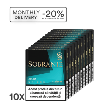 Abonament - Sobranie Azure Sticks - 1 cartuș