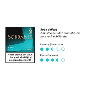 Pachet Sobranie Azure Sticks