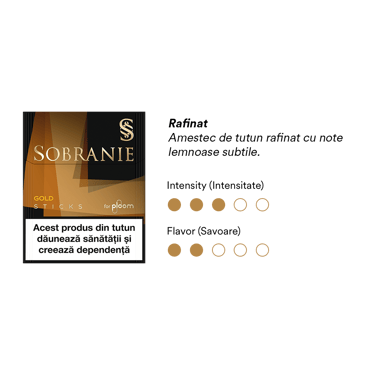 Pachet Sobranie Gold Sticks
