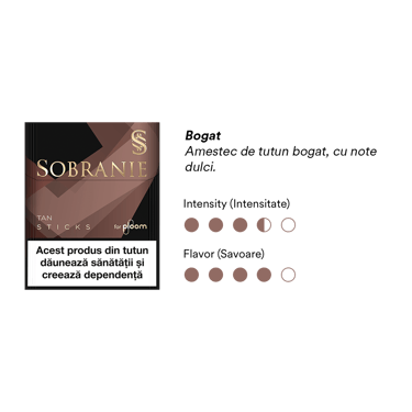 Pachet Sobranie Tan Sticks