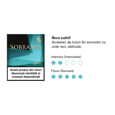 Pachet Sobranie Teal Sticks