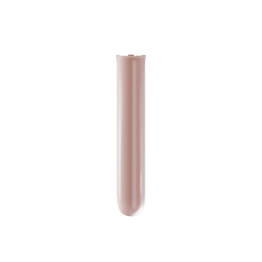 Vedere din față capac frontal  Ploom AURA în culoarea Rose Gold.
