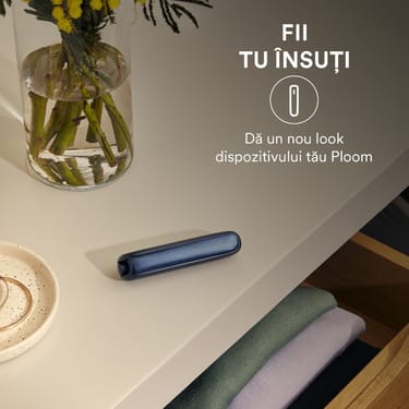 capac frontal texturat Ploom AURA Jet Black: exprimă-te în culori vibrante diferite.