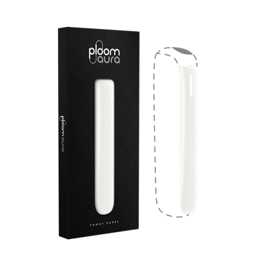 Capac frontal texturat Glacier White pentru Ploom AURA