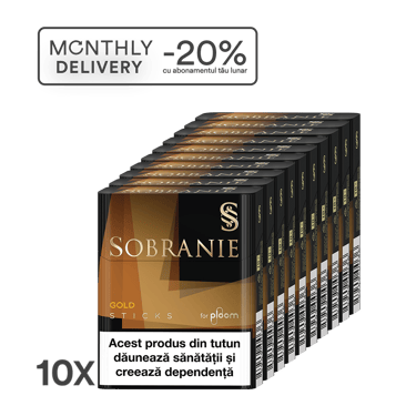 Abonament - Sobranie Gold Sticks - 1 cartuș