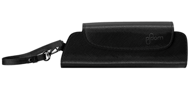 Vedere frontală etui Jet Black închis
