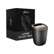 Ploom Large Stick Tray packaging with device close-up.