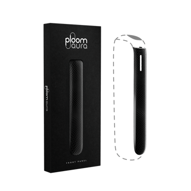 Capac frontal texturat Jet Black pentru Ploom AURA