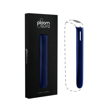 Capac frontal texturat Navy Blue pentru Ploom AURA