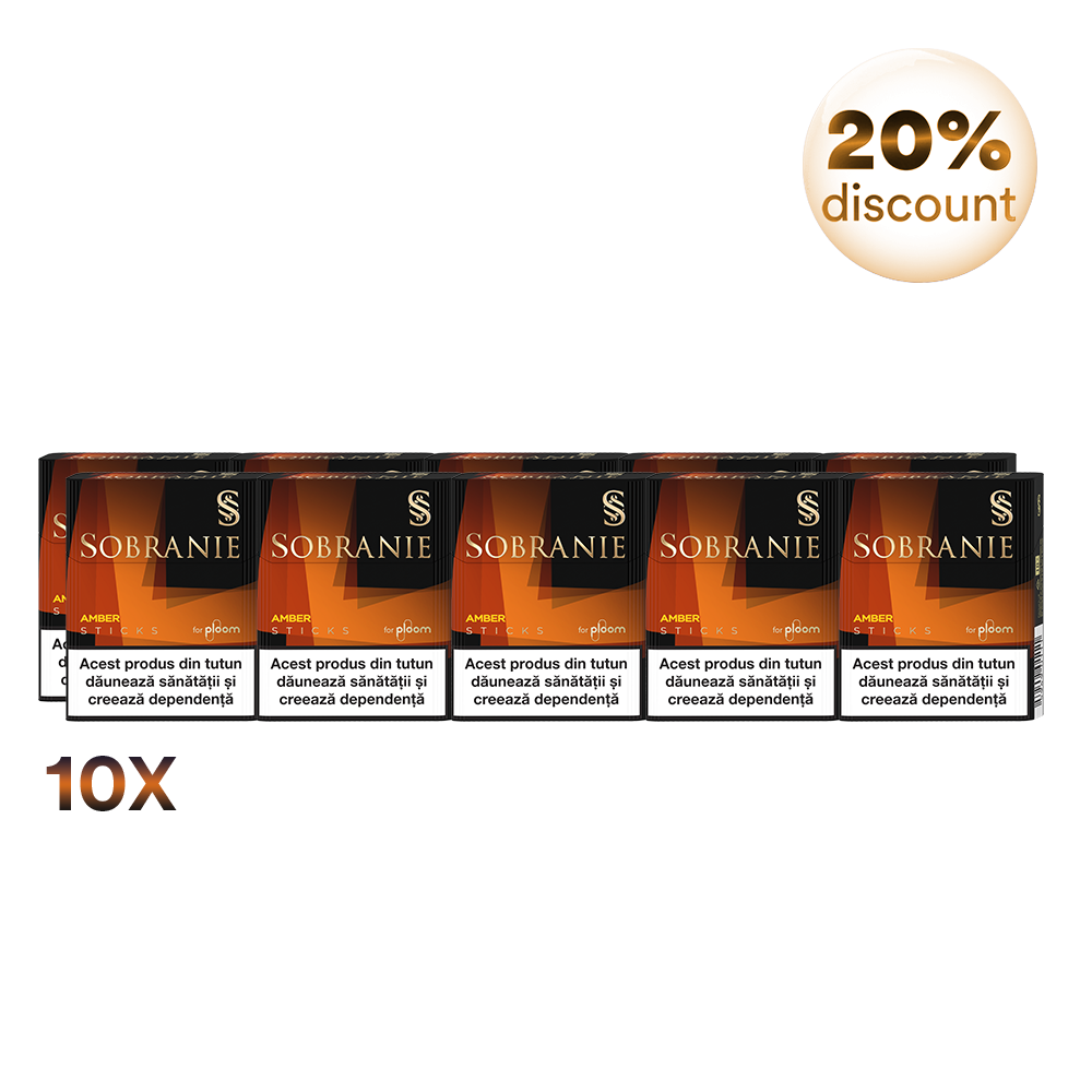 Sobranie Amber Sticks - 1 cartuș