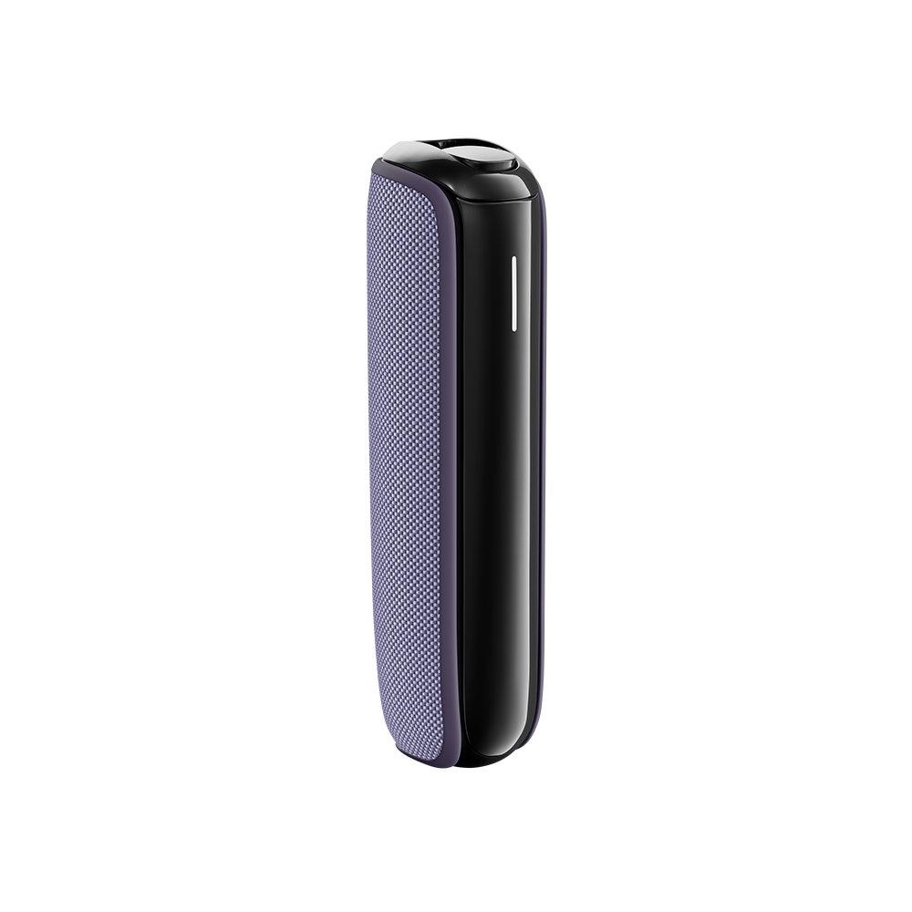 carcasa din material textil Lavender pentru Ploom AURA pe dispozitiv
