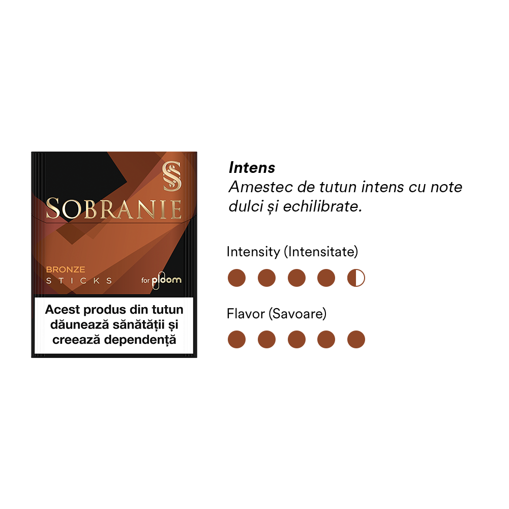 Pachet Sobranie Bronze Sticks