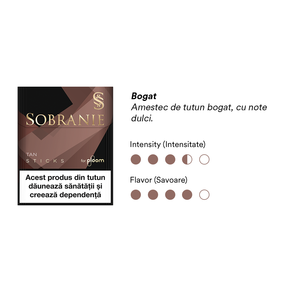 Pachet Sobranie Tan Sticks