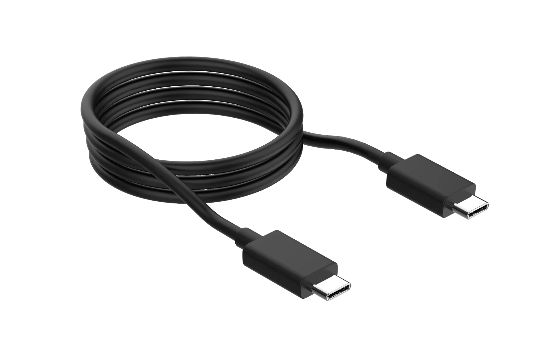 Cablu încărcare USB-C Ploom X Advanced Black imagine de sus randată

